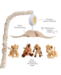 Lambs & Ivy Disney Baby Lion King Safari Musical Baby Crib Mobile Soother Toy