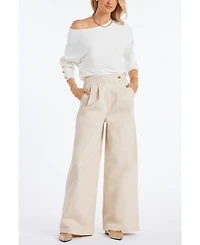 Bishop + Young Women's Alessandro Wide Leg Pant