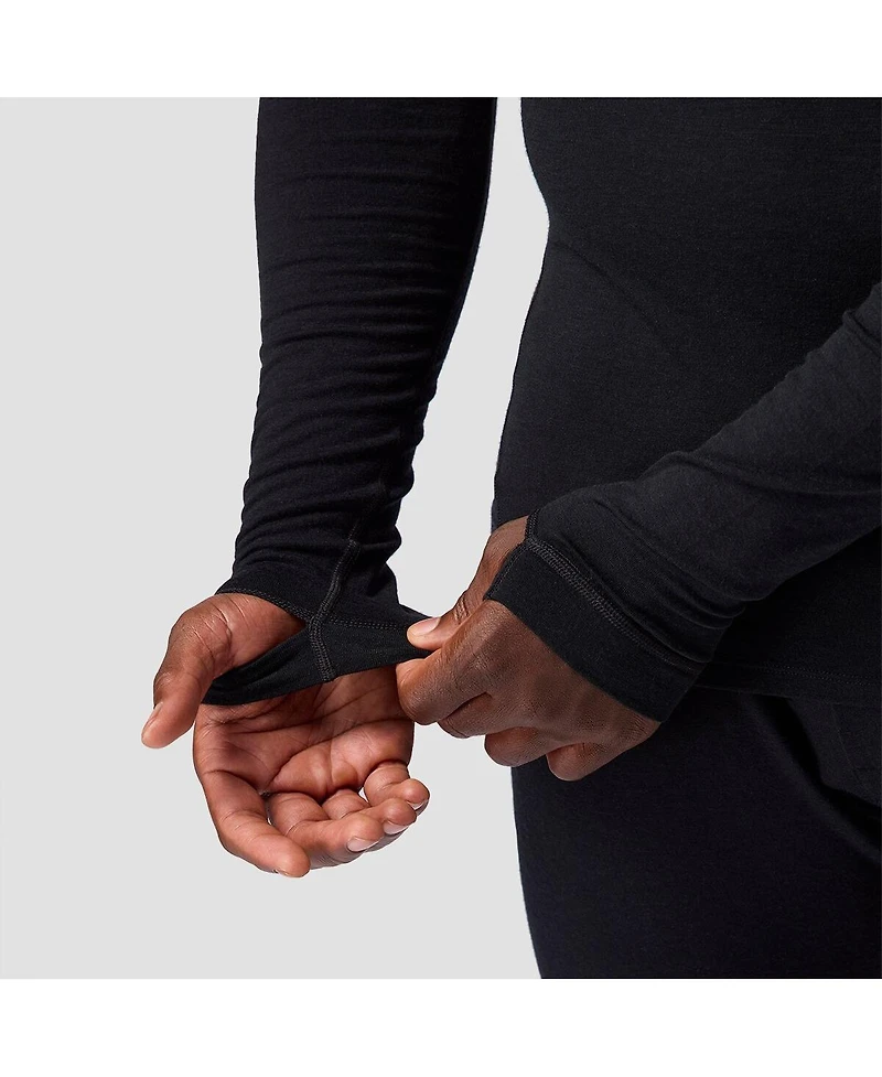 Backcountry Men's Cedars Rws Merino Lt-Wt Baselayer Crew Top Lightweight Long Underwear Tops