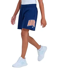 adidas Boys 8-20 Elastic Waistband Collegiate Fleece Shorts