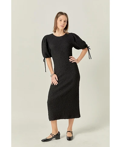 English Factory Women's Smocked Midi Dress