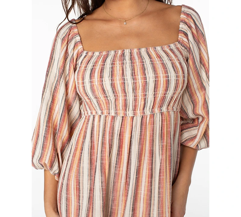 Roxy Women's Sorrento Sands Square Neck Dress