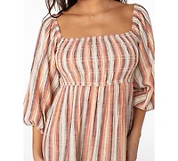 Roxy Women's Sorrento Sands Square Neck Dress