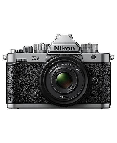 Nikon Z f Mirrorless Camera Silver with Nikkor Z 40mm f/2 Se Lens