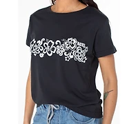 Roxy Women's 90s Hibiscus Band Bfc Crewneck Top
