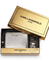 Karl Lagerfeld Paris Boxed Zip Around Wallet