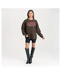 Gameday Couture Women's Brown Alabama Crimson Tide Leopard Oversized Sweatshirt