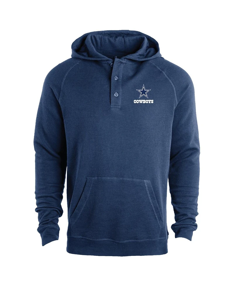Dunbrooke Men's Navy Dallas Cowboys Montana Raglan Thermal Hoodie