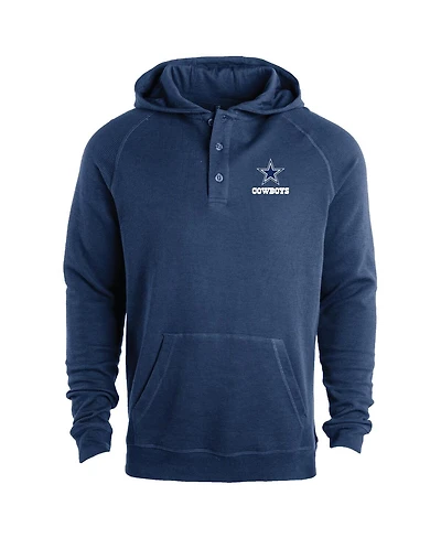 Dunbrooke Men's Navy Dallas Cowboys Montana Raglan Thermal Hoodie