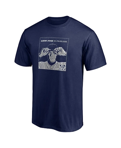 BreakingT Men's and Women's Aaron Judge Navy New York Yankees Player Graphic T-Shirt