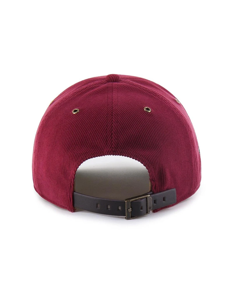 '47 Brand Men's Wine Cleveland Cavaliers Golden Age Relaxed Corduroy Hitch Adjustable Hat