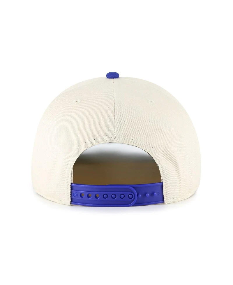 '47 Brand Men's Cream/Blue Dallas Mavericks Pomona Two-Tone Rope Hitch Adjustable Hat