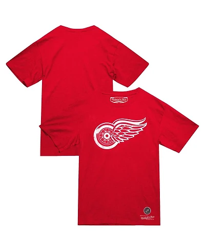 Mitchell & Ness Men's Red Detroit Red Wings Heritage T-Shirt