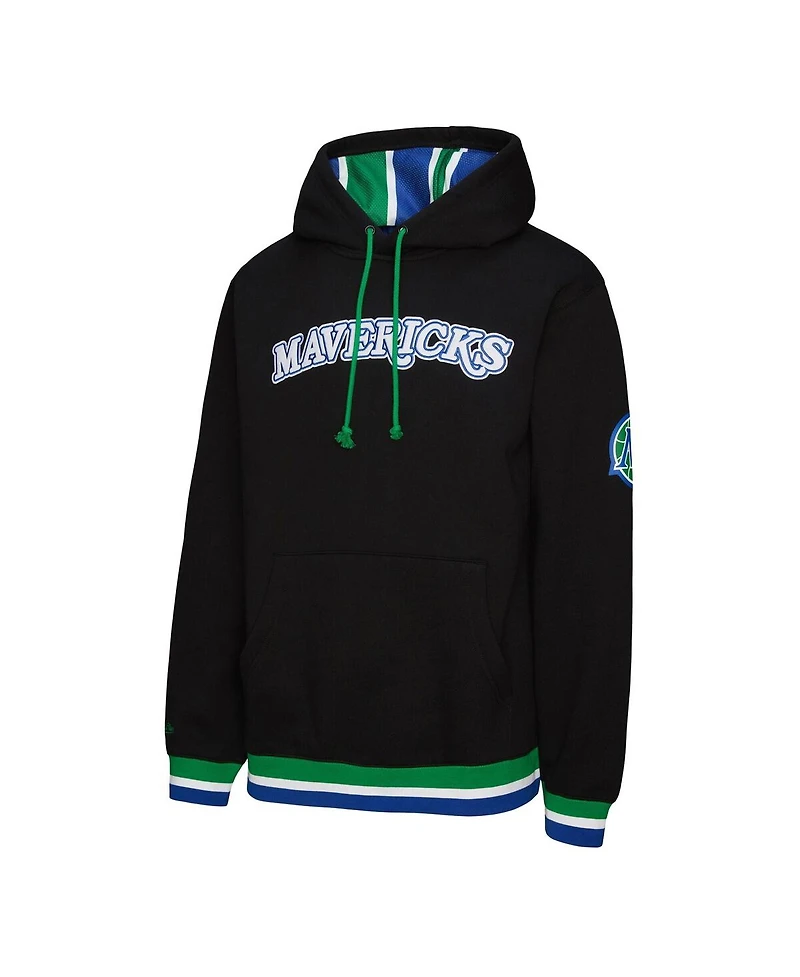 Mitchell & Ness Men's and Women's Black Dallas Mavericks Heavyweight Hoodie