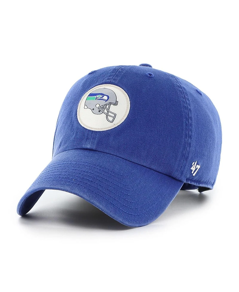 '47 Brand Men's Royal Seattle Seahawks Hard Hat Clean Up Adjustable Hat