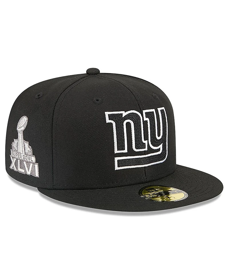 New Era x Alpha Industries Men's Black York Giants 59FIFTY Fitted Hat