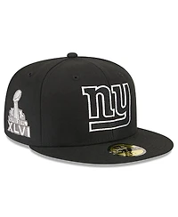 New Era x Alpha Industries Men's Black York Giants 59FIFTY Fitted Hat