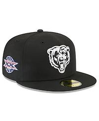 New Era x Alpha Industries Men's Black Chicago Bears 59FIFTY Fitted Hat