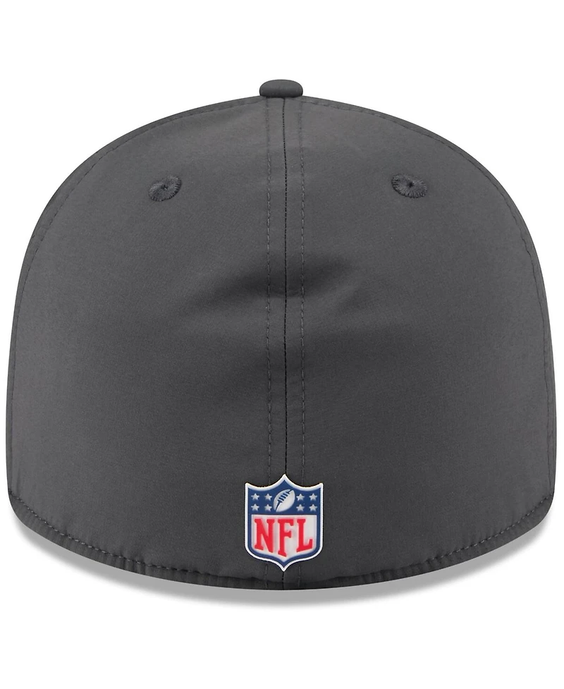 New Era Men's Charcoal Tampa Bay Buccaneers 2025 Sideline Cold Weather Retro Crown 59FIFTY Fitted Hat