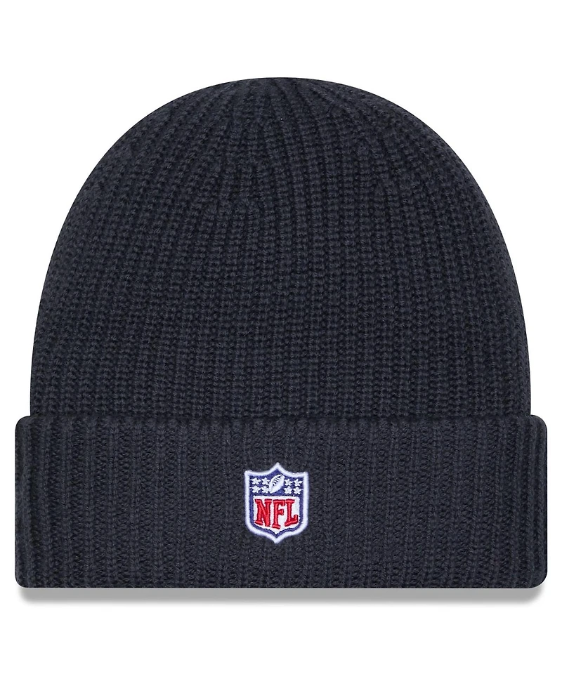 New Era Men's Charcoal Washington Commanders 2025 Sideline Cold Weather Cuffed Knit Hat