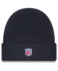 New Era Men's Charcoal Washington Commanders 2025 Sideline Cold Weather Cuffed Knit Hat