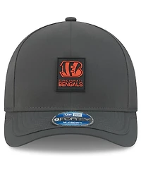 New Era Men's Charcoal Cincinnati Bengals 2025 Sideline Cold Weather 9FORTY M-Crown Adjustable Hat