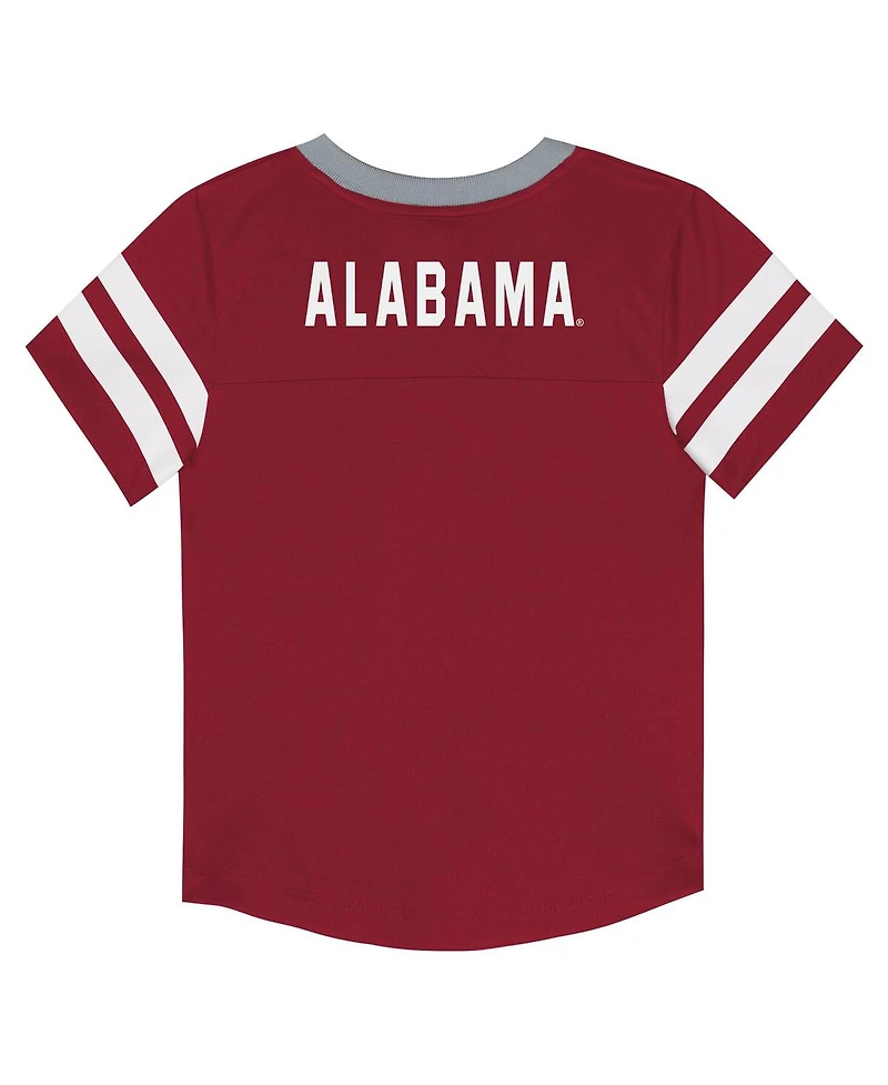 Outerstuff Big Boys and Girls 2-Piece Crimson Alabama Crimson Tide Red Zone V-Neck Top and Pants Set