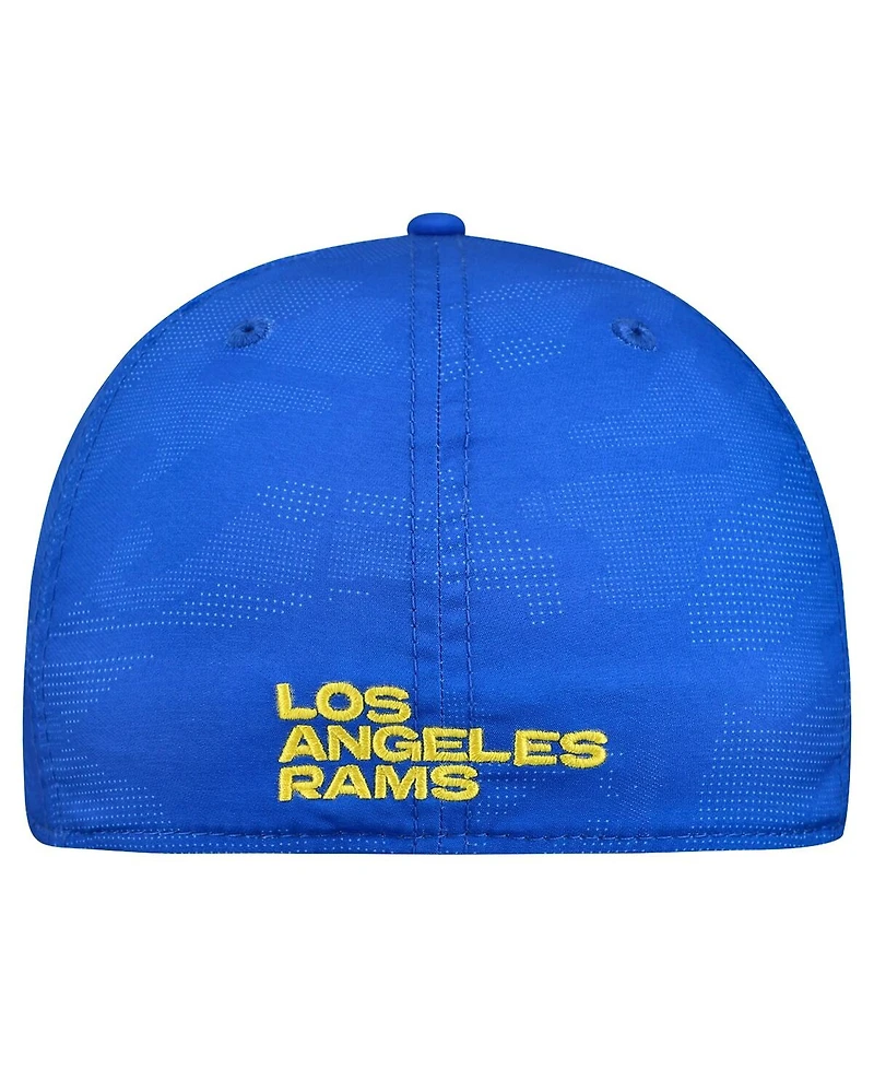 New Era Men's Royal Los Angeles Rams Tonal Camo 39THIRTY Stretch Fit Hat