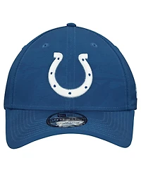 New Era Men's Royal Indianapolis Colts Tonal Camo 39THIRTY Stretch Fit Hat