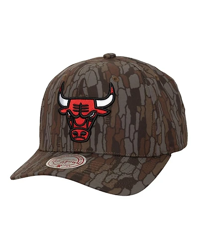 Mitchell & Ness Men's Camo Chicago Bulls Hidden Pro-Crown Adjustable Hat