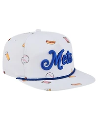 New Era Men's White New York Mets Team Cheer Rope 19TWENTY Adjustable Hat