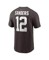 Nike Big Boys and Girls Shedeur Sanders Brown Cleveland Browns 2025 Nfl Draft Player Name Number T-Shirt