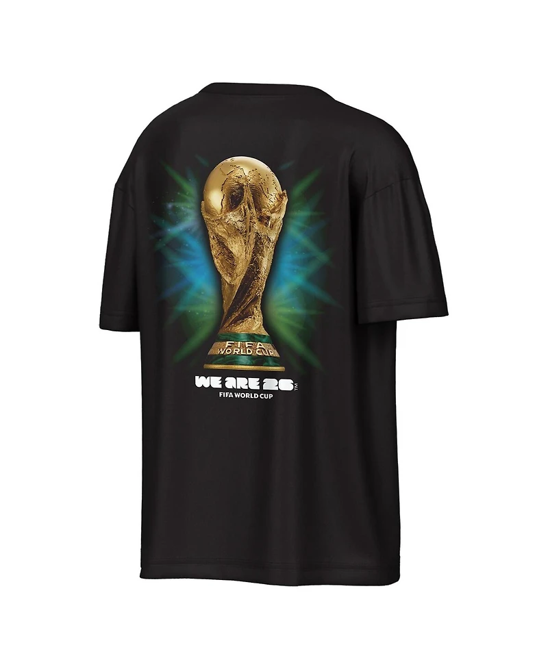 Outerstuff Men's Black 2026 Fifa World Cup Trophy Oversized T-Shirt