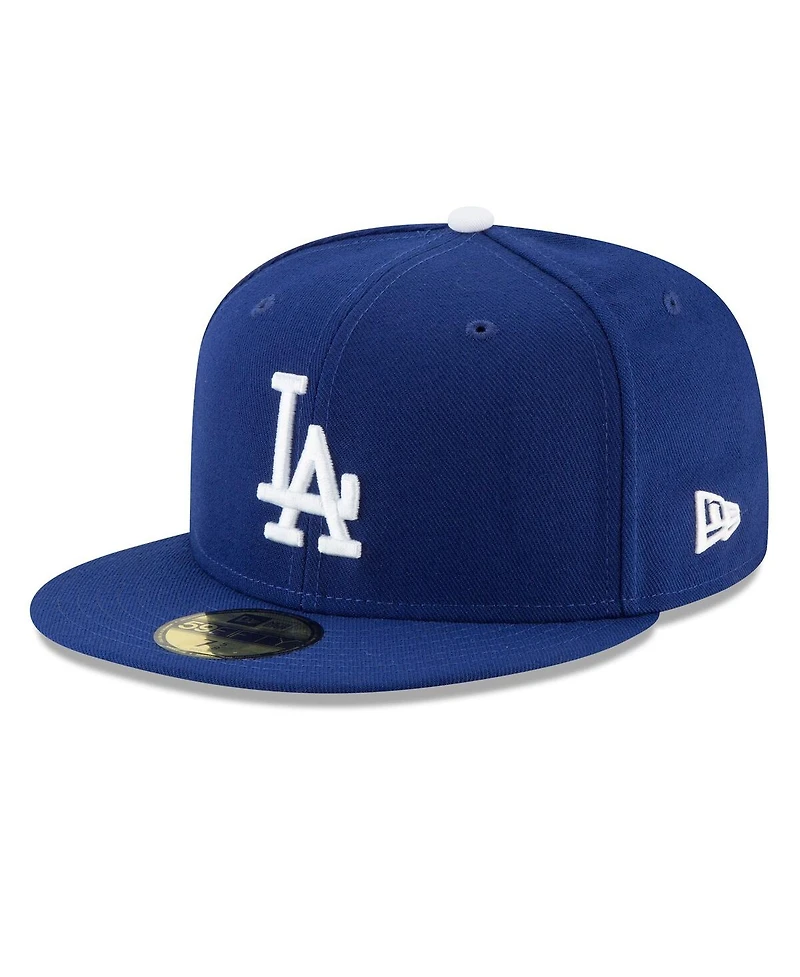 New Era Men's Royal Los Angeles Dodgers 2025 Mlb Postseason Side Patch 59FIFTY Fitted Hat