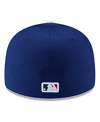 New Era Men's Royal Los Angeles Dodgers 2025 Mlb Postseason Side Patch Low Profile 59FIFTY Fitted Hat