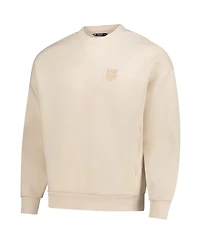 LevelWear Men's and Women's Khaki Usmnt Luxe Signature Tri-Blend Pullover Sweatshirt
