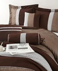 Stratford Park Corell Black 7-Pc. Comforter Set