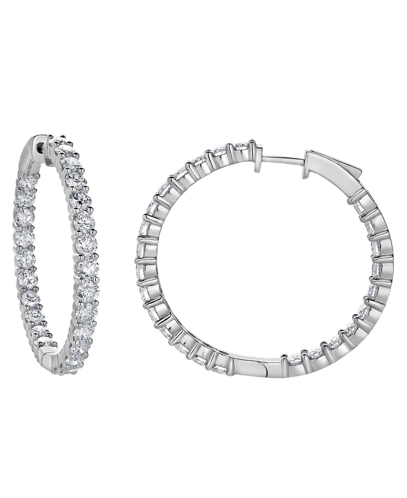 Macy's Diamond Earrings (5 ct. t.w.) in 14K White Gold