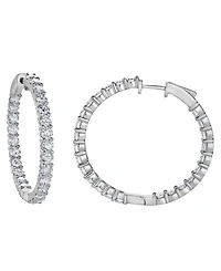 Macy's Diamond Earrings (5 ct. t.w.) in 14K White Gold