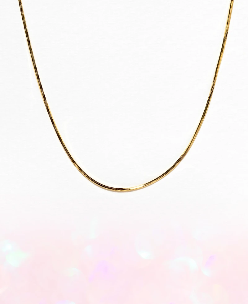 Girls Crew Monaco Snake Gold Plated Chain Necklace