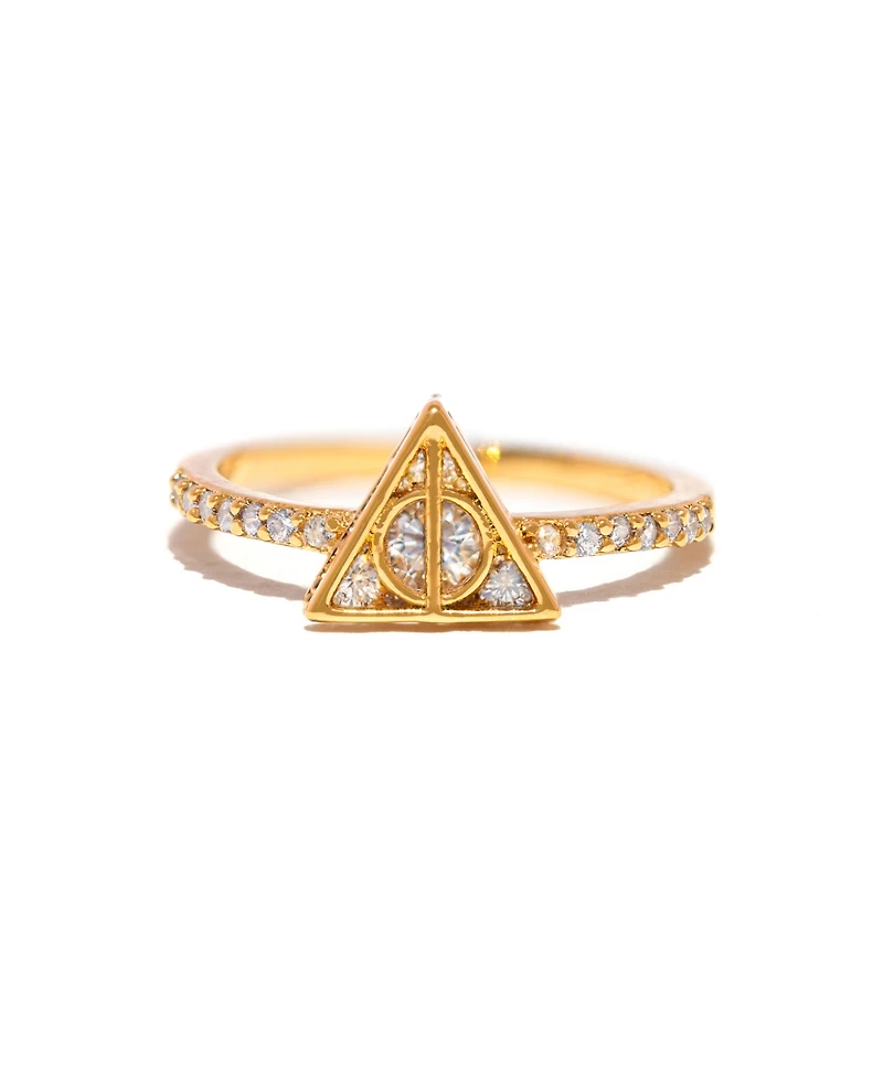 Girls Crew Harry Potter Deathly Hallows Crystal Ring