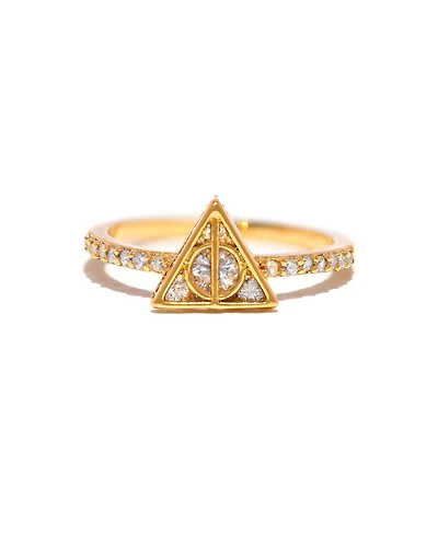 Girls Crew Harry Potter Deathly Hallows Crystal Ring