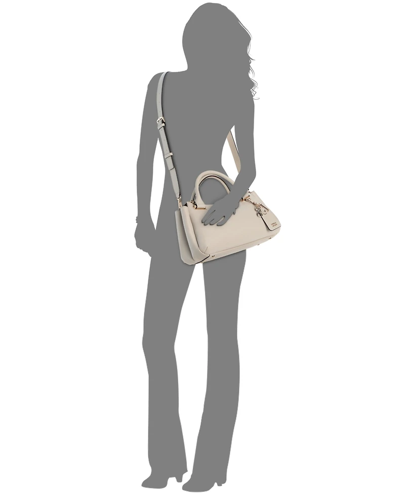 Guess Evie Triple Compartment Medium Satchel Bag