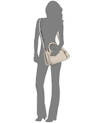 Guess Evie Triple Compartment Medium Satchel Bag