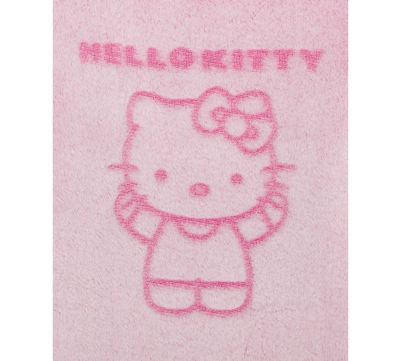 Hello Kitty Girls 2T-6X Long Sleeve Debossed Sweatshirt