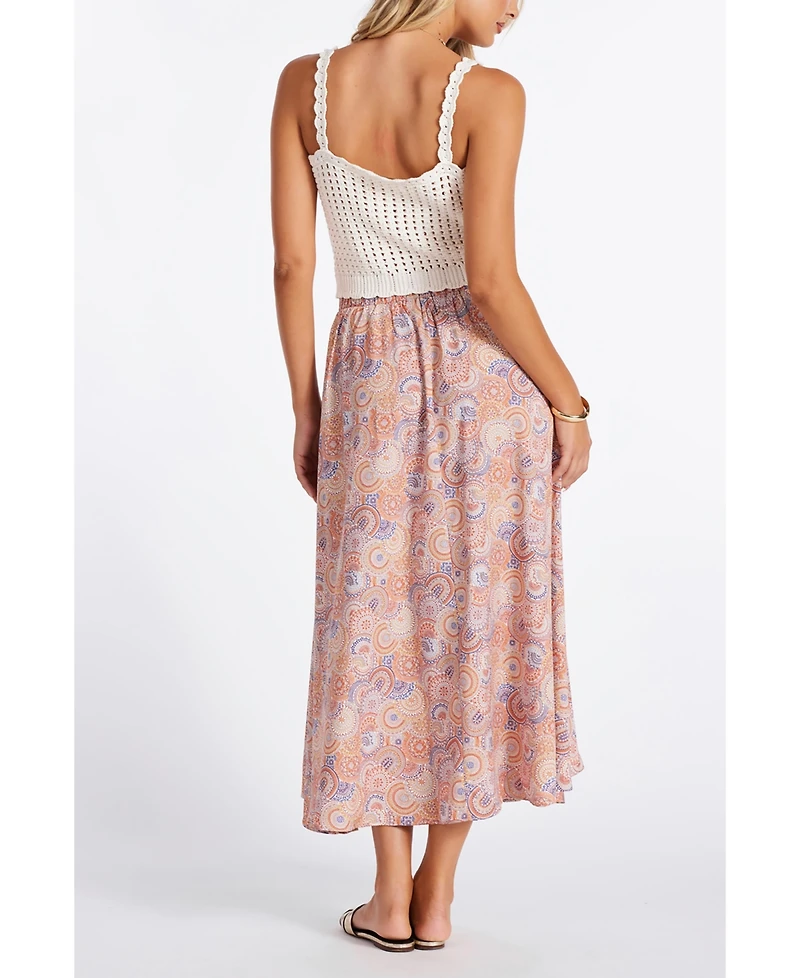 Bishop + Young Women's Keena Open Crochet Sweater Tank