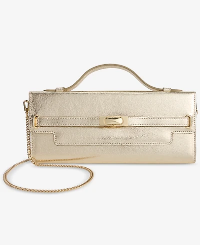 I.n.c. International Concepts Avahh Sculpted Clutch, Exclusively at Macy's - Metallic