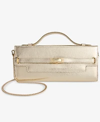 I.n.c. International Concepts Avahh Sculpted Clutch, Exclusively at Macy's - Metallic