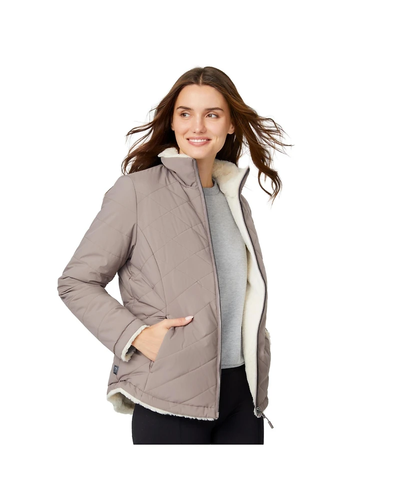 Free Country Women's Cirrus Quilted Reversible Jacket