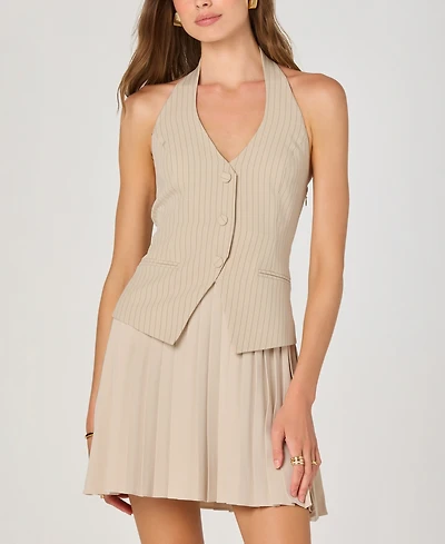 Astr the Label Women's V-Neck Vest Combo Dress